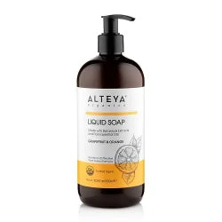 Alteya Organics økologisk Flydende Sæbe Grapefruit   Orange 500ml Hos Frisøren   Baronen