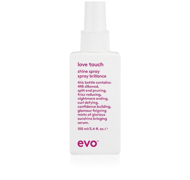 Evo Love Touch Shine Spray 1ooml Hos Frisøren   Baronen
