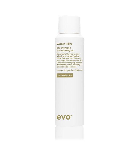 Evo Water Killer Dry Shampoo Brown 200ml Hos Frisøren   Baronen