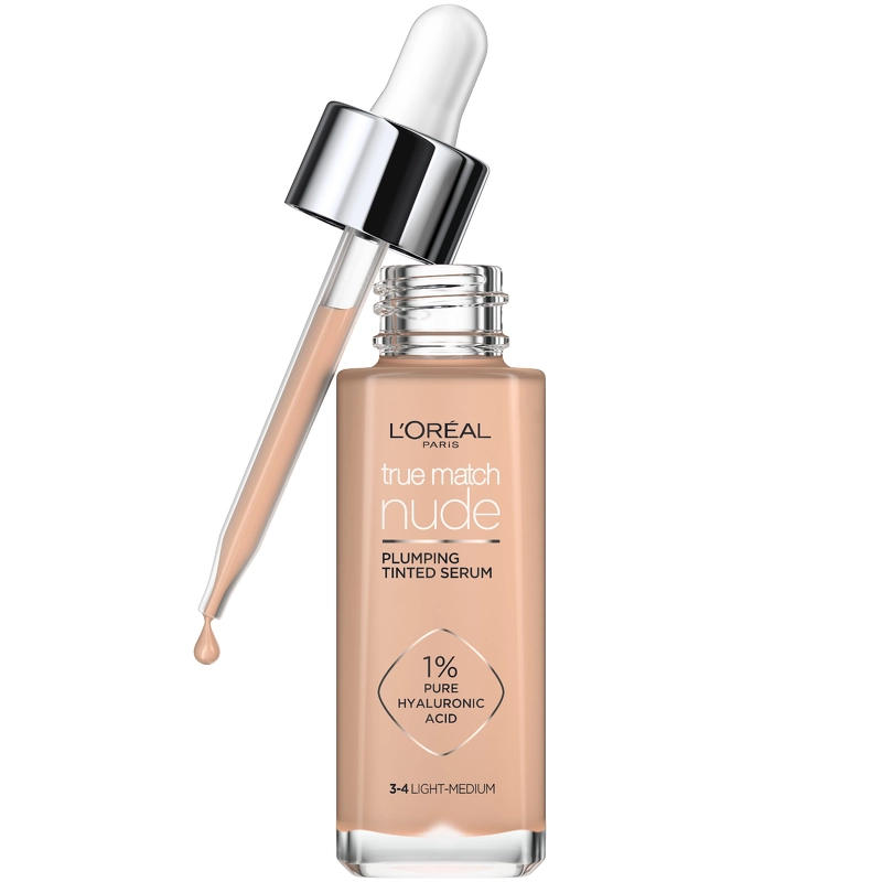 39 Oreal Paris Cosmetics True Match Nude Plumping Tinted Serum 30 Ml No   -  Light-medium