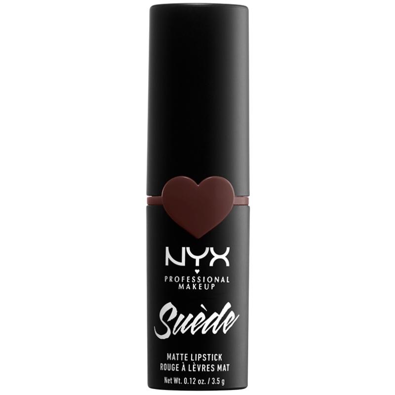 Nyx Prof  Makeup Suede Matte Lipstick     Gr  Cold Brew