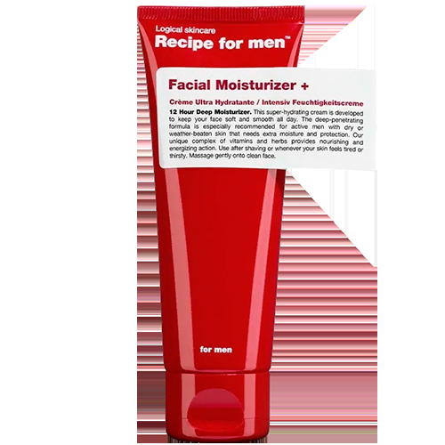 Recipe For Men Facial Moisturizer  Tør Hud  75 Ml