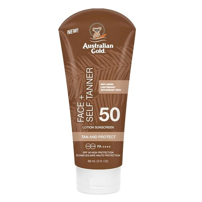 Australsk Guld Ansigt Selvbruner SPF 50 88 ml